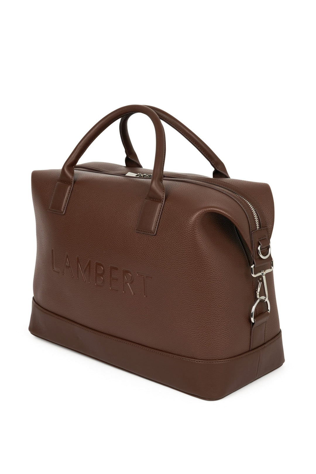 sac Mae Lambert chocolat voyage cuir vegan Mlle et Coco