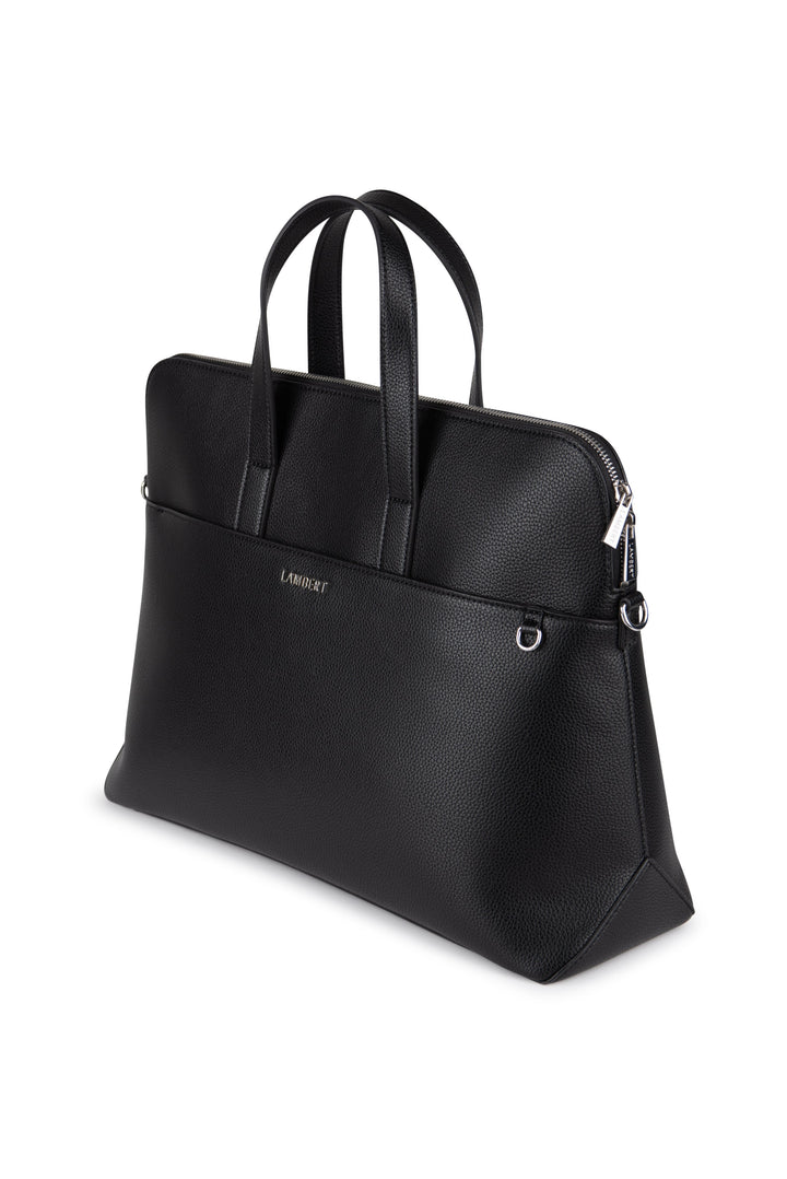 sac noir en cuir vegan Malorie Lambert Mlle et Coco
