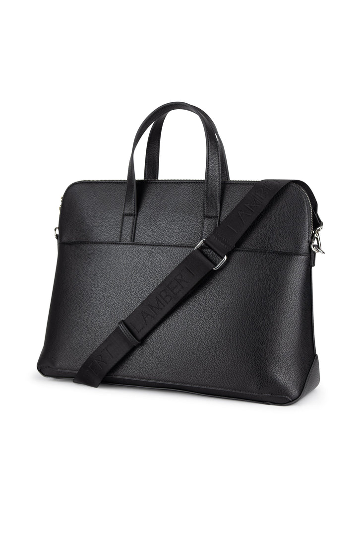 sac noir en cuir vegan Malorie Lambert Mlle et Coco