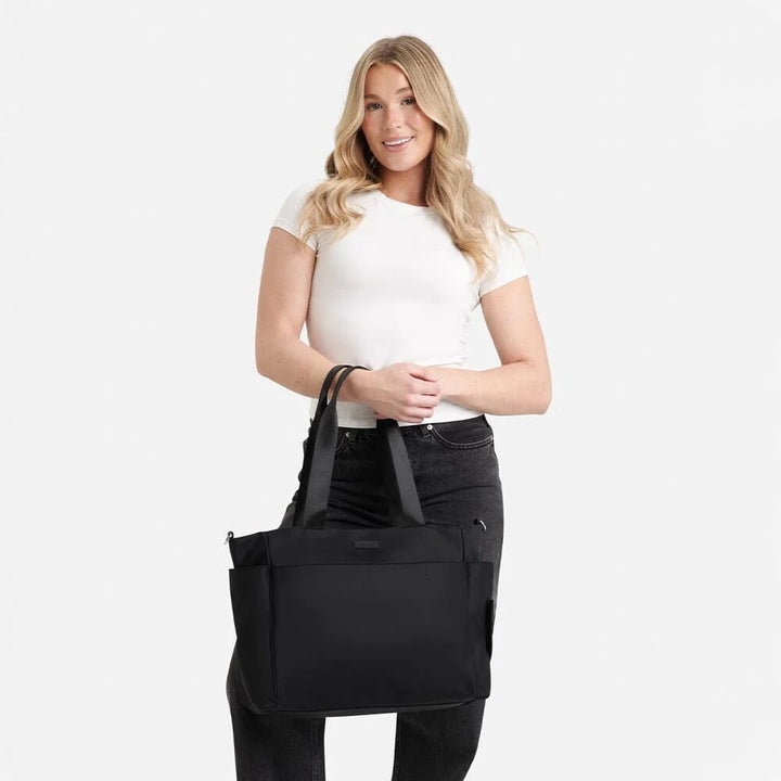 sac fourre-tout nylon noir maternité Milani Mlle et Coco