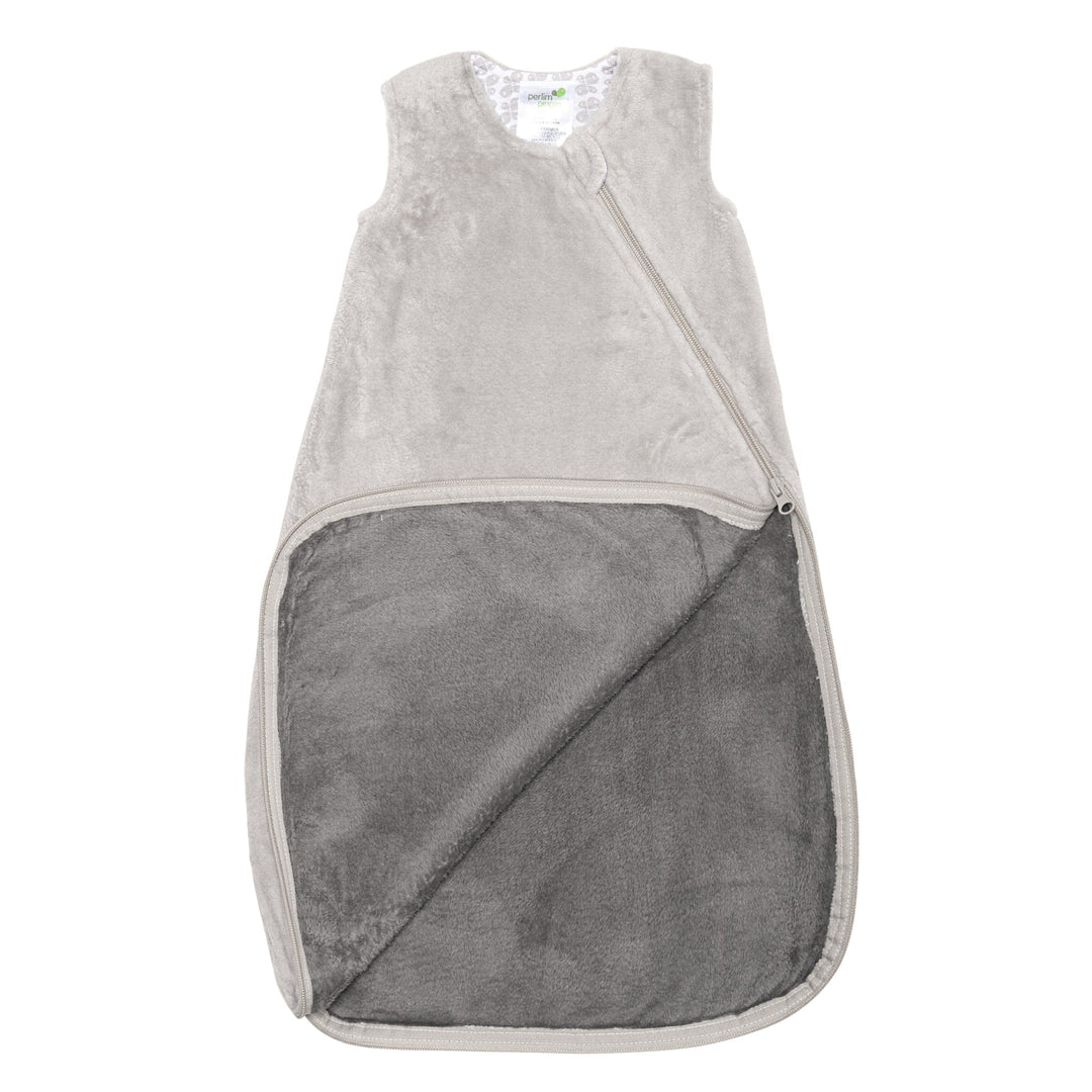 sac nuit peluche gris taupe uni perlimpinpin accessoire bébé