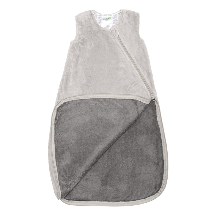 sac nuit peluche gris taupe uni perlimpinpin accessoire bébé