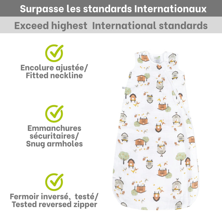 sac nuit perlimpinpin ferme 0.7 tog Mlle et Coco bébé