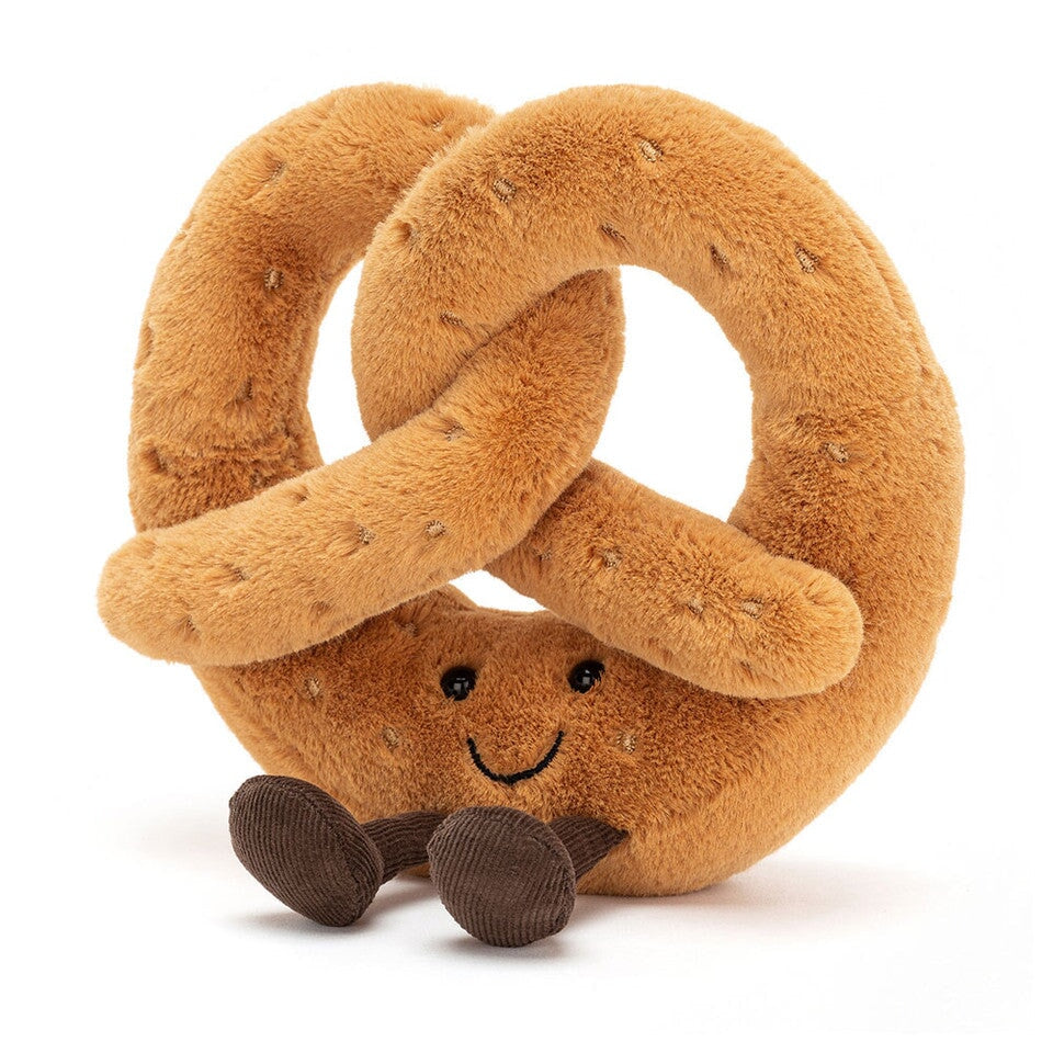 Peluche pretzel 7 pouces nourriture Jellycat Mlle et Coco
