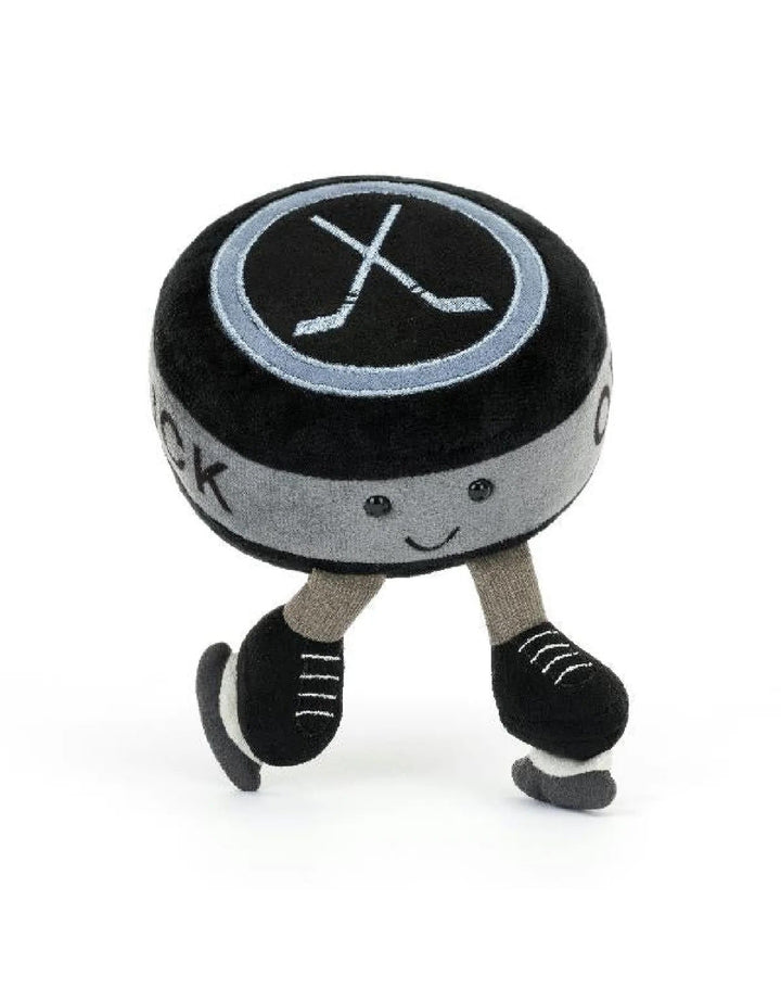 Peluche rondelle de hockey amuseable Jellycat Mlle et Coco