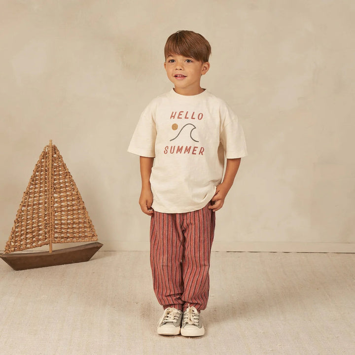 T-Shirt Hello Summer de Rylee &amp; Cru, vêtement enfant