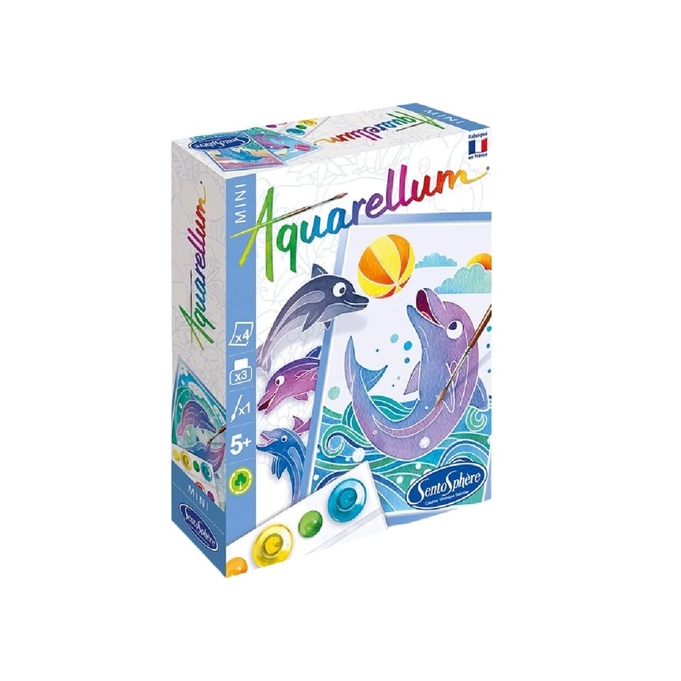 Bricolage - Aquarellum Mini - Dauphins - Sentosphère Sentosphère 