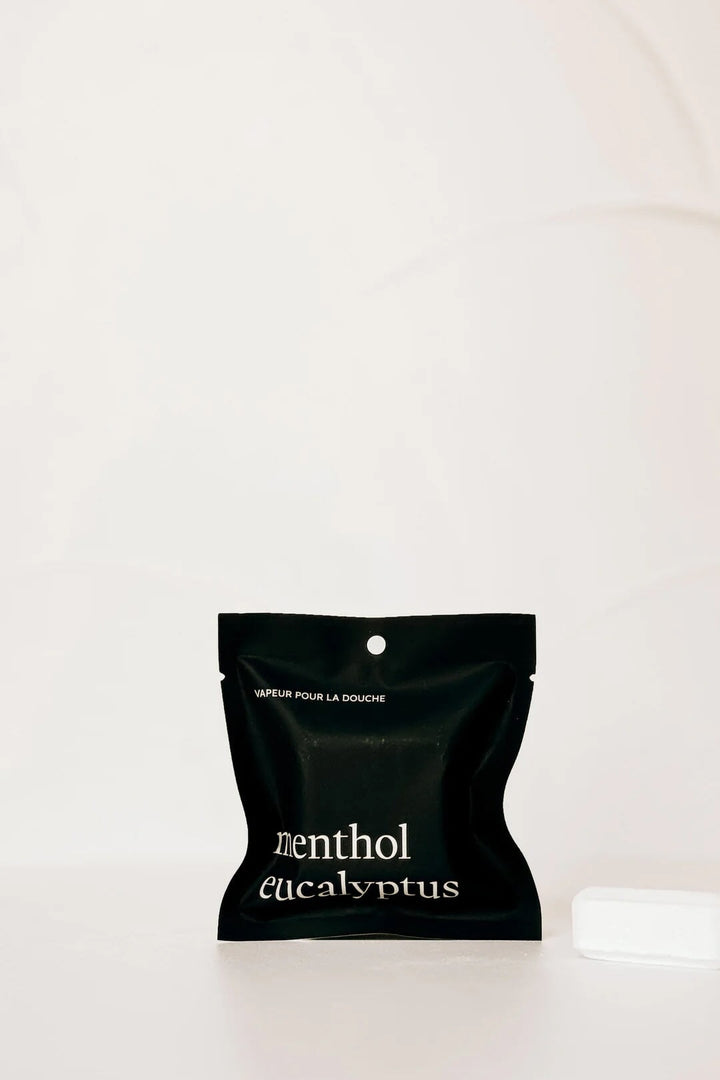 vapeur de douche menthol eucalyptus Marée chandelle Mlle et Coco