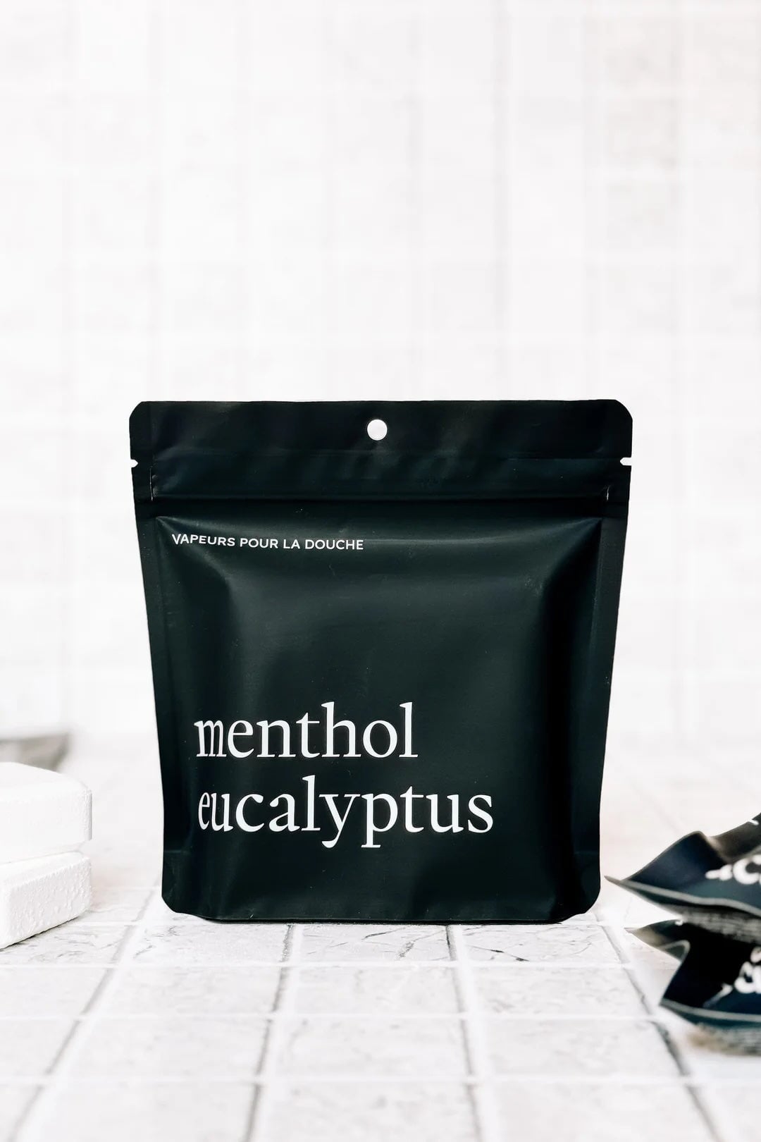 vapeur de douche menthol eucalyptus Marée chandelle Mlle et Coco