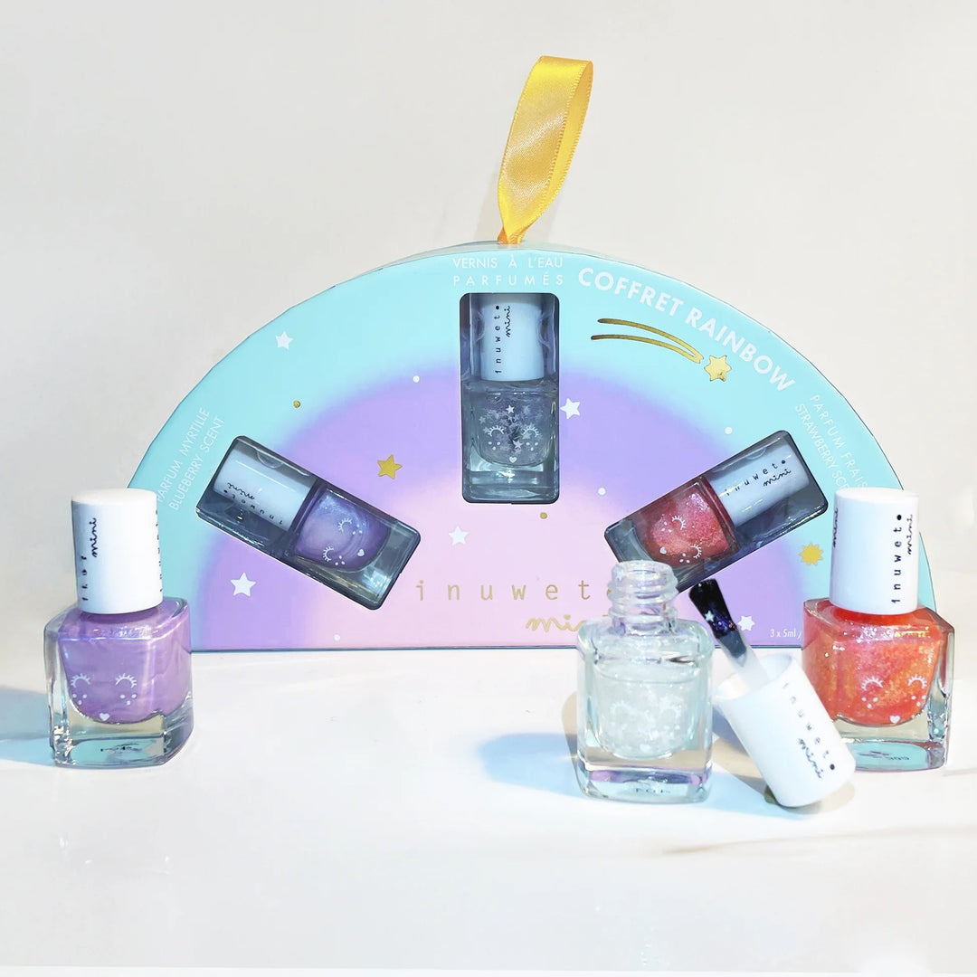 Coffret rainbow - Trio vernis à ongles - Inuwet