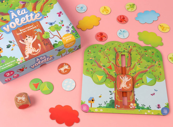 Jeu de société À la volette Auzou Éditions Mlle et Coco