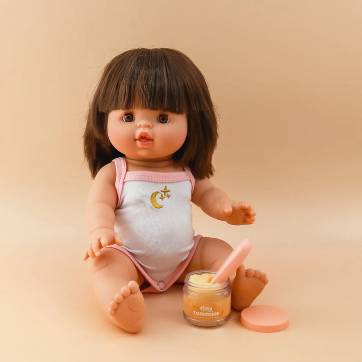 ensemble cuillère purée chocolat jouet accessoire poupée