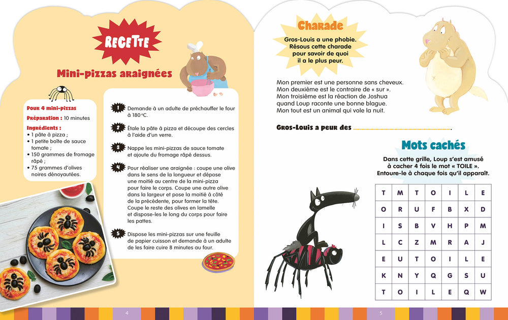 Mes activités d'Halloween Loup Auzou éditions Mlle et Coco