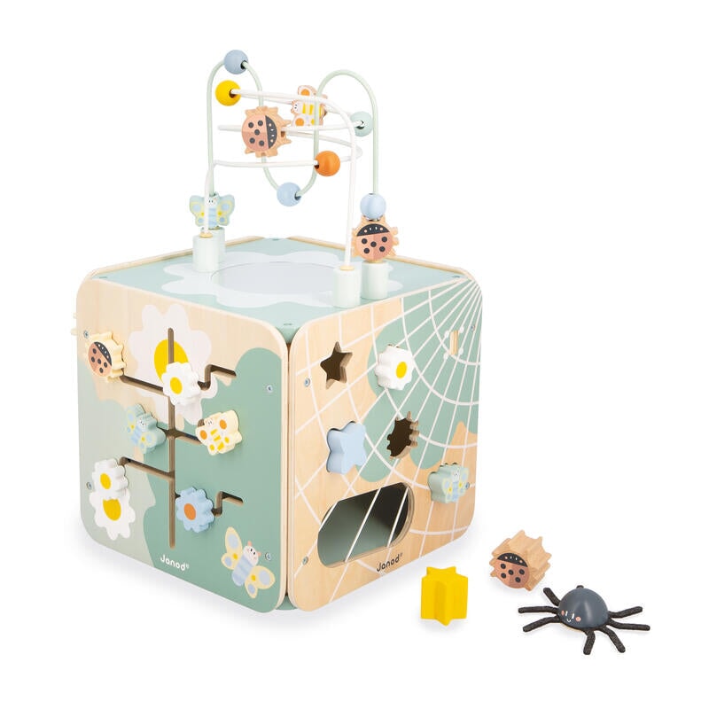 Janod maxi-cube activité je enfant Mlle et Coco