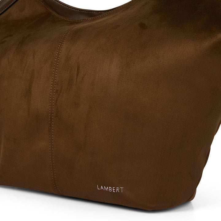 sac Lambert suède cacao Alison fourre-tout Mlle Coco