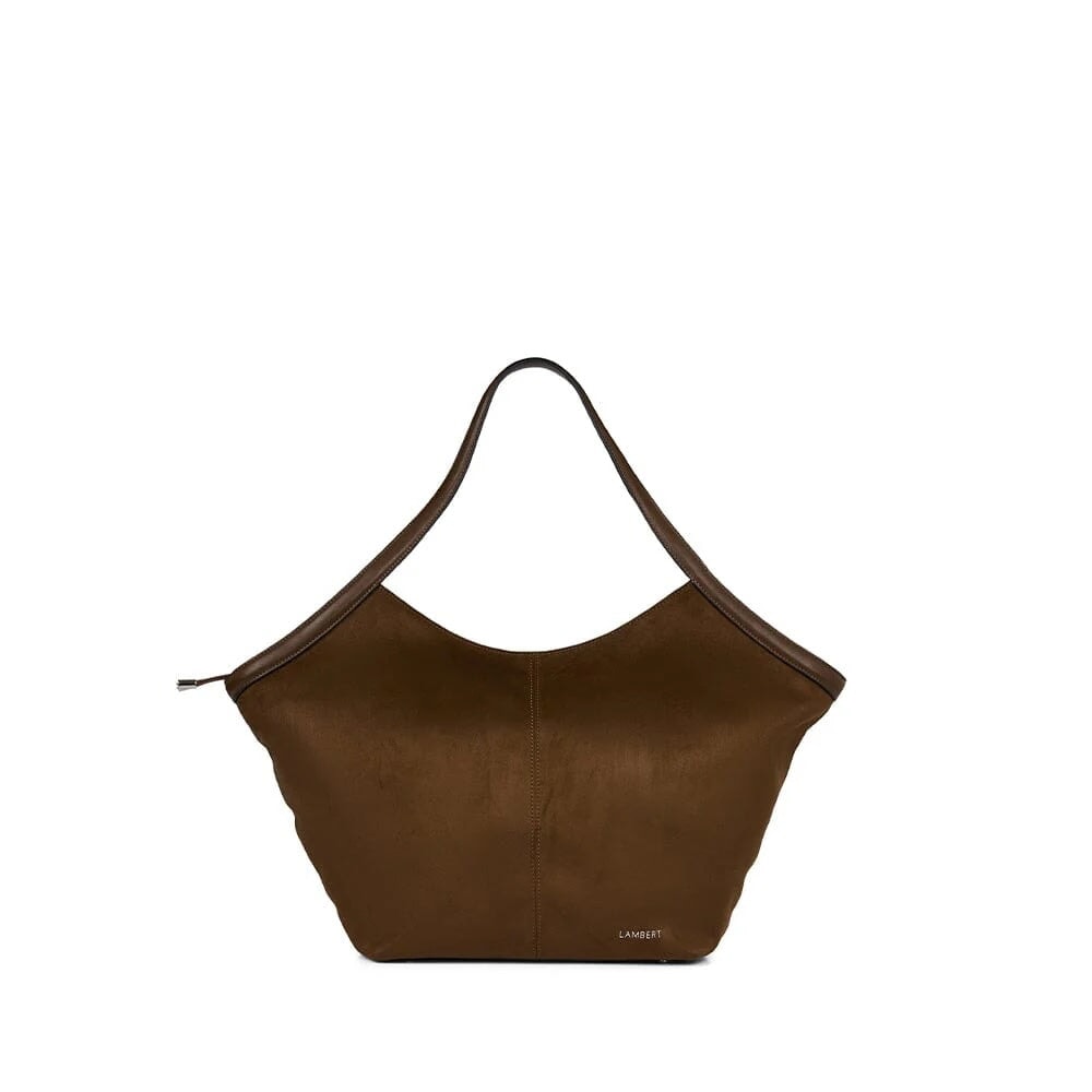 sac Lambert suède cacao Alison fourre-tout Mlle Coco