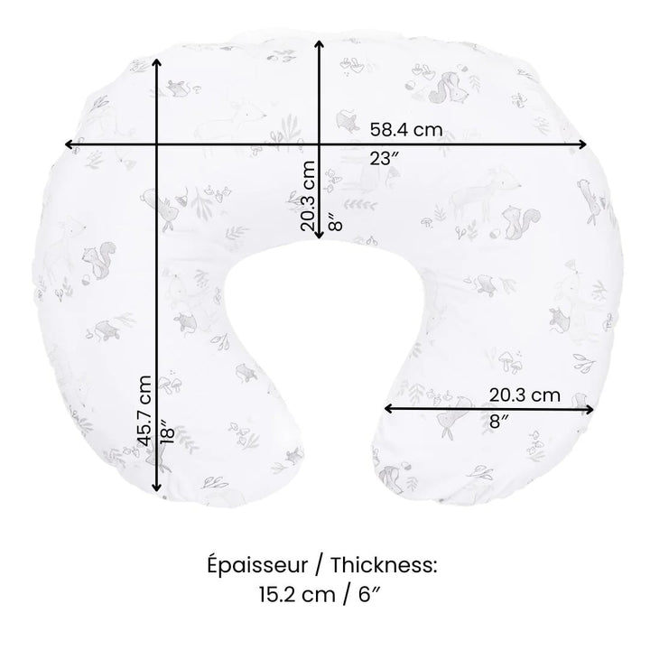 coussin allaitement feuille perlimpinpin accessoire bébé Mlle et Coco