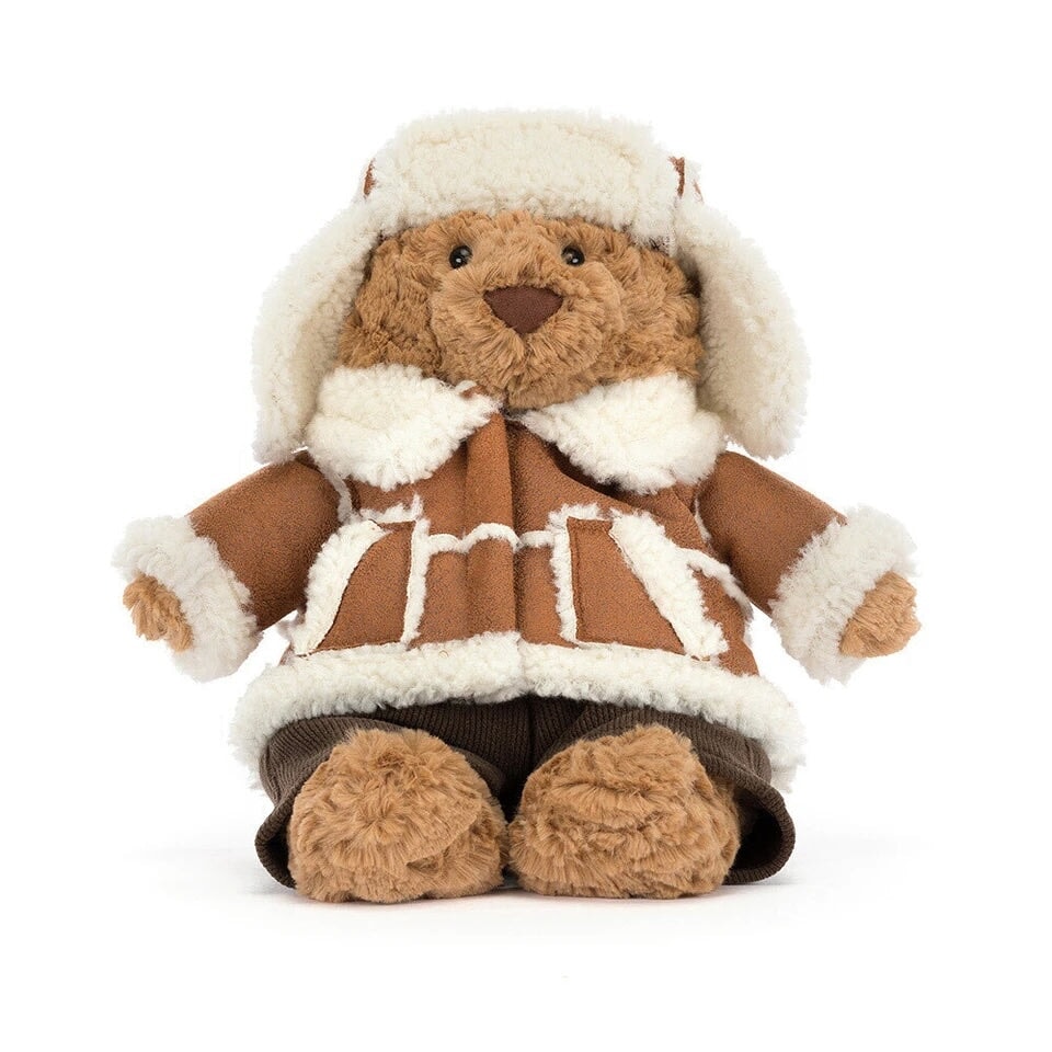 Peluche ours Bartholomew alpine Noël Jellycat Mlle et Coco