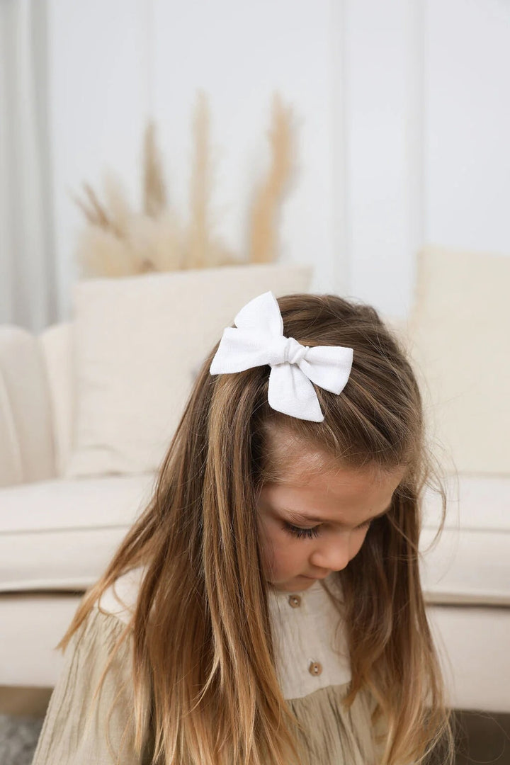 Boucle pou cheveux fille faite de lin produit quebecois Ananas Mlle et Coco