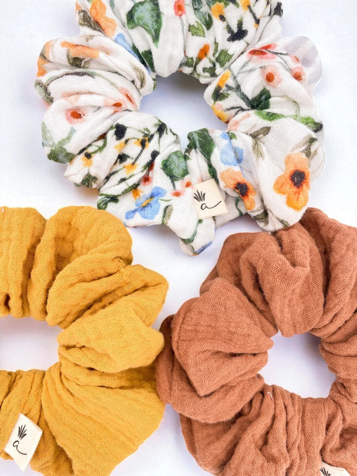 Chouchou coton mousseline Lily Ananas Mlle et Coco