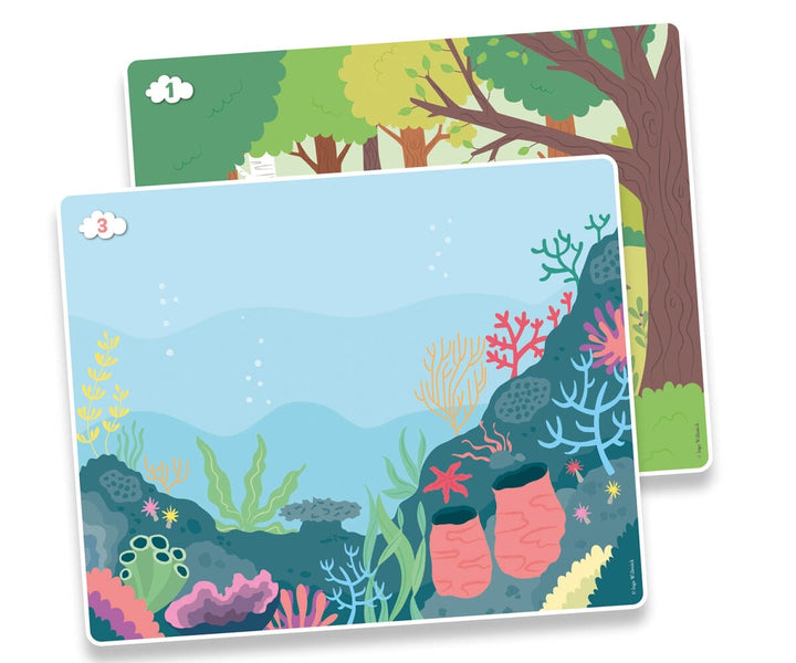 activité bricolage bébé animaux autocollants Auzou Créatif koala ours