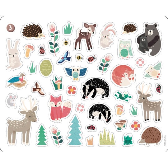 pochette 200 autocollants animaux auzou créatif activité bricolage enfant