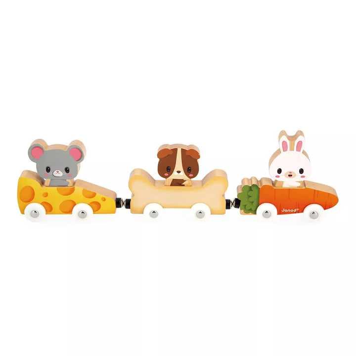 jeu magnétique Animaux familier lapin souris chien Janod