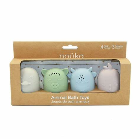 animaux de la ferme jeu de bain pastel Noüka