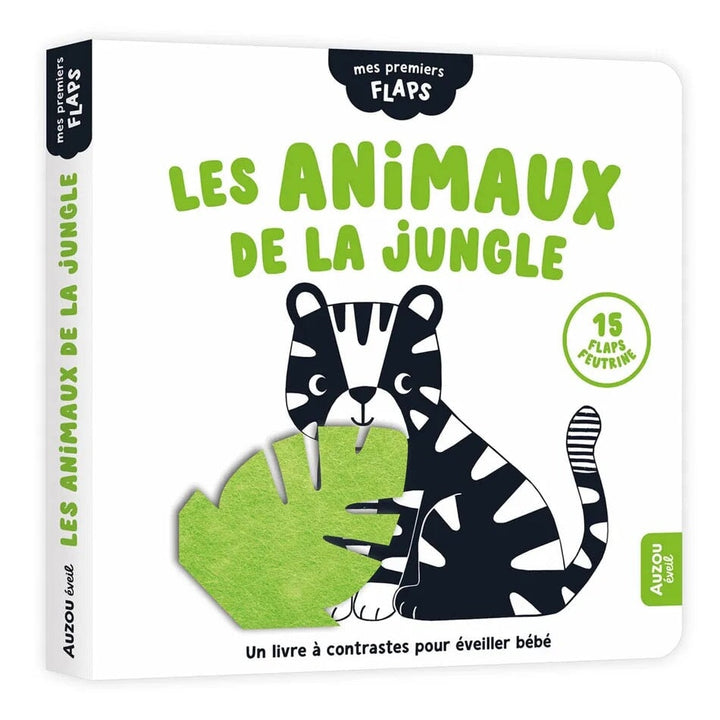 livre les animaux de la jungle premiers flap auzou