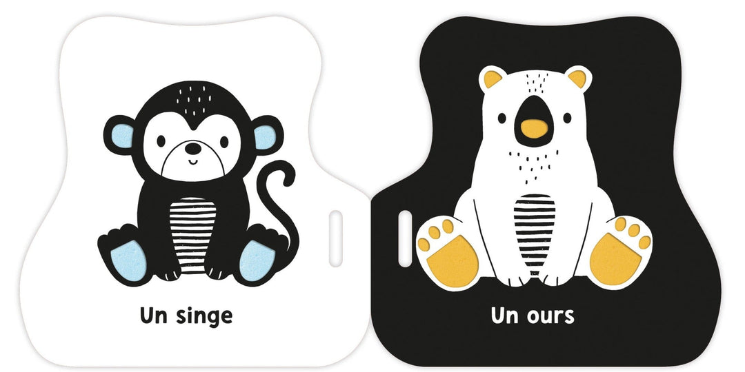 Mon premier livre poussette noir et blanc
Bébés animaux Auzou 