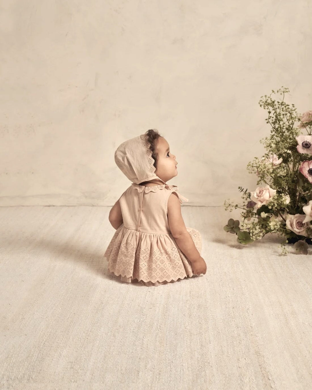 robe barboteuse crème antique Noralee Mlle et Coco