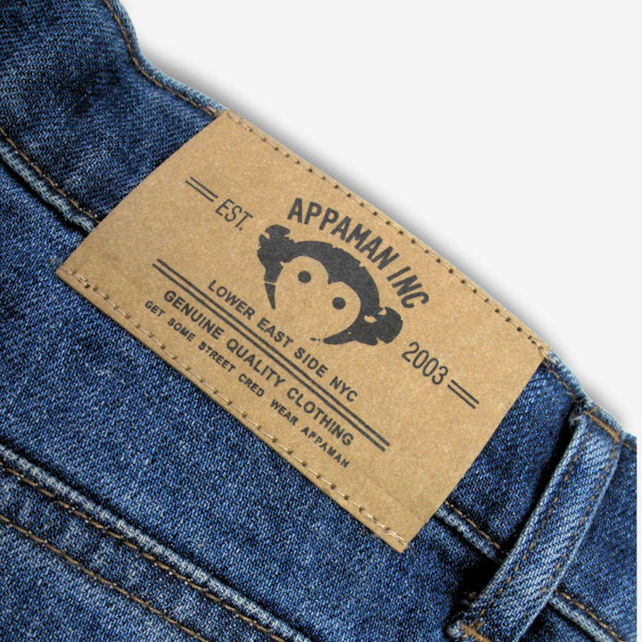 Jeans Appaman pour garçon bleu foncé moyen délavé