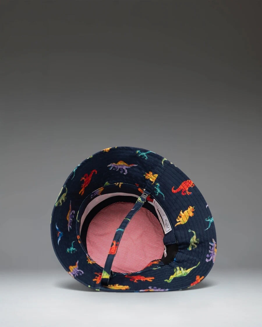 Chapeau de Plage Bucket Dinosaure aquarelle Herschel Mlle et Coco