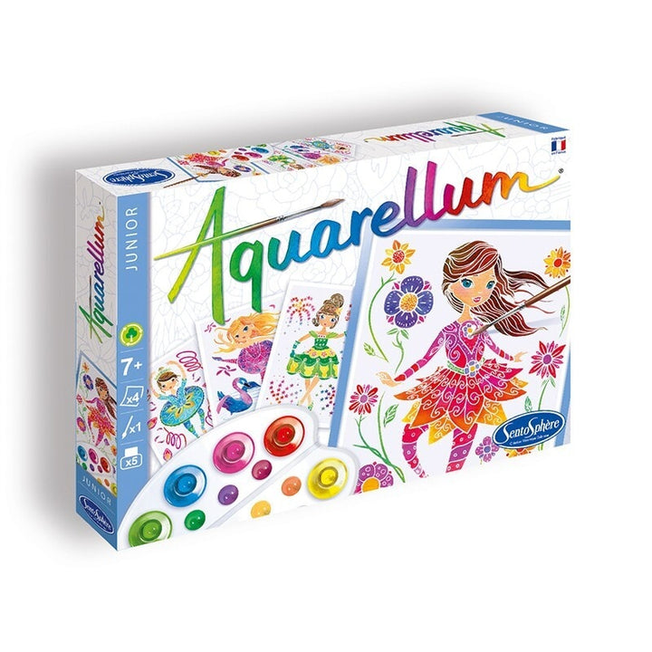 Bricolage  Aquarellum junior Ballerines Sentosphère Mlle et Coco