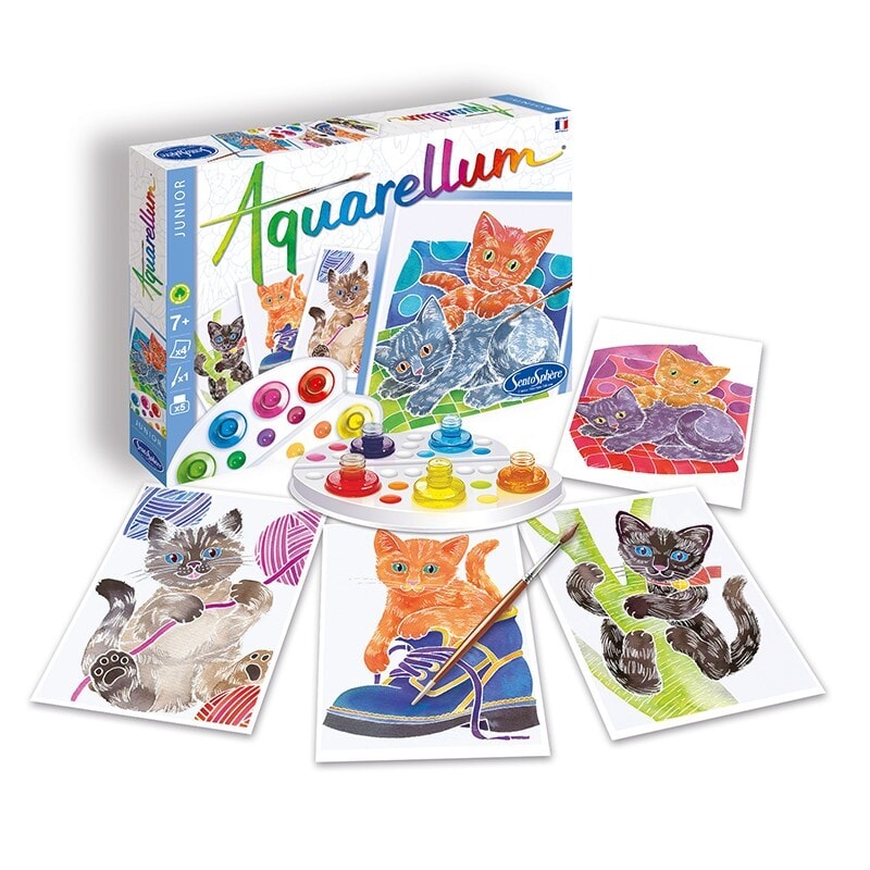Bricolage - Aquarellum junior chatons - Sentosphère Sentosphère 