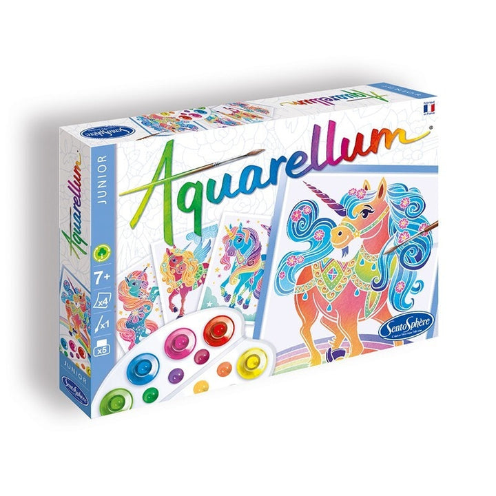 Bricolage SentoShère Aquarellum licorne junior Mlle et Coco