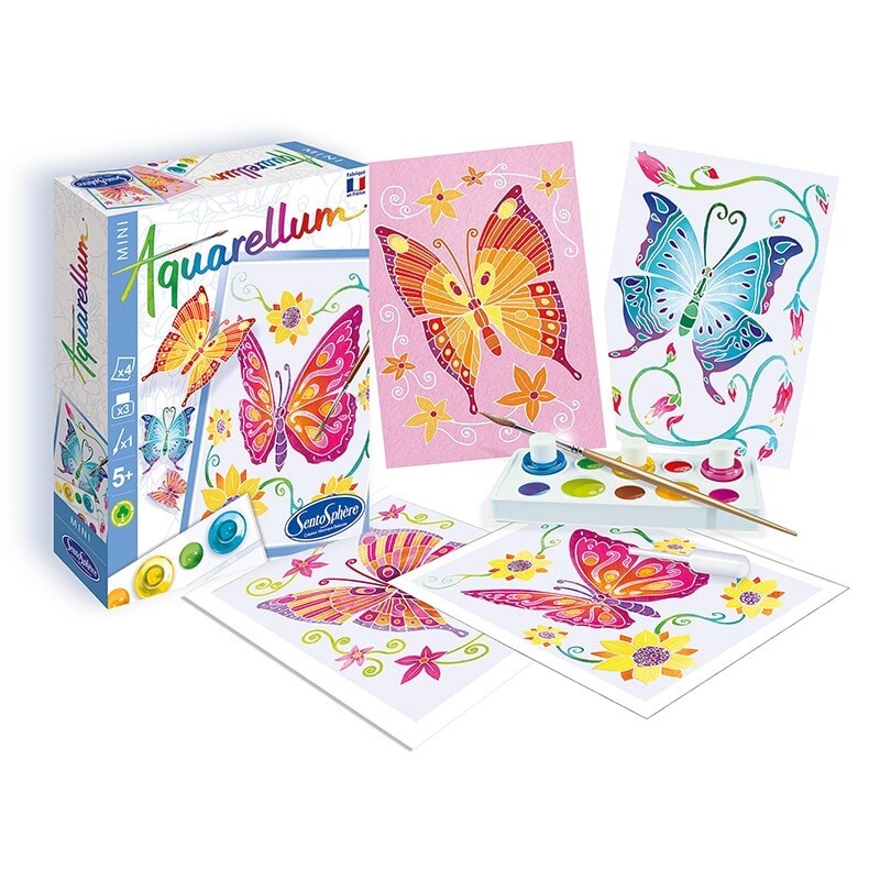 Bricolage - Aquarellum Mini - Papillon - Sentosphère Sentosphère 