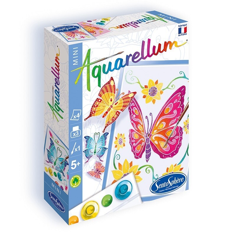 Bricolage - Aquarellum Mini - Papillon - Sentosphère Sentosphère 