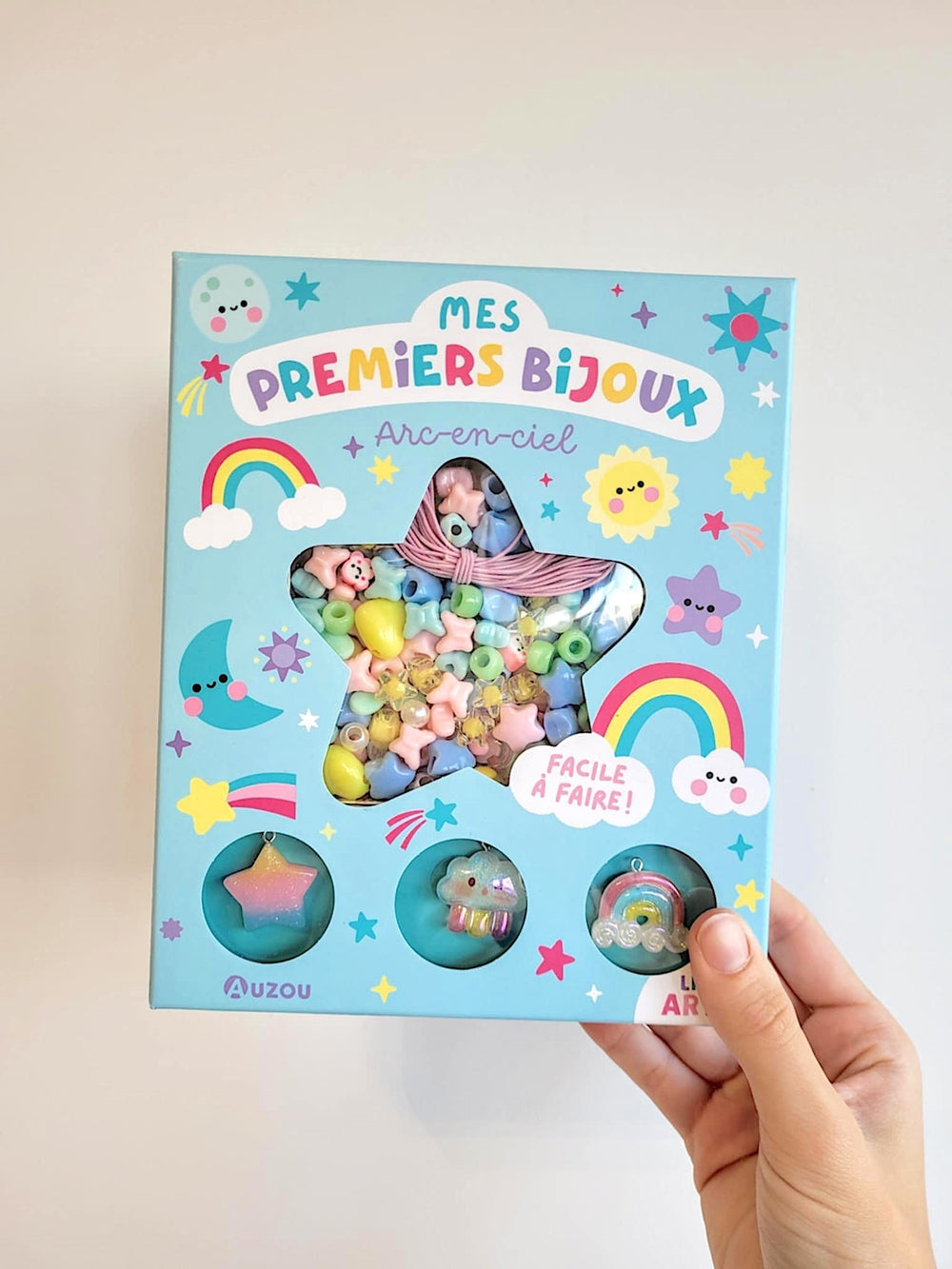 Mes premiers bijoux arc-en-ciel Auzou bricolage Mlle Coco