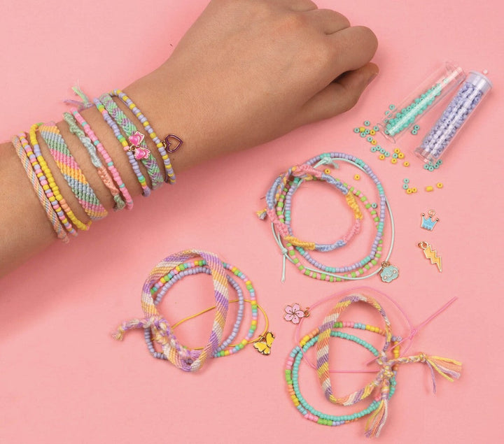 Coffret bricolage Bijoux arc-en-ciel Auzou Mlle et Coco