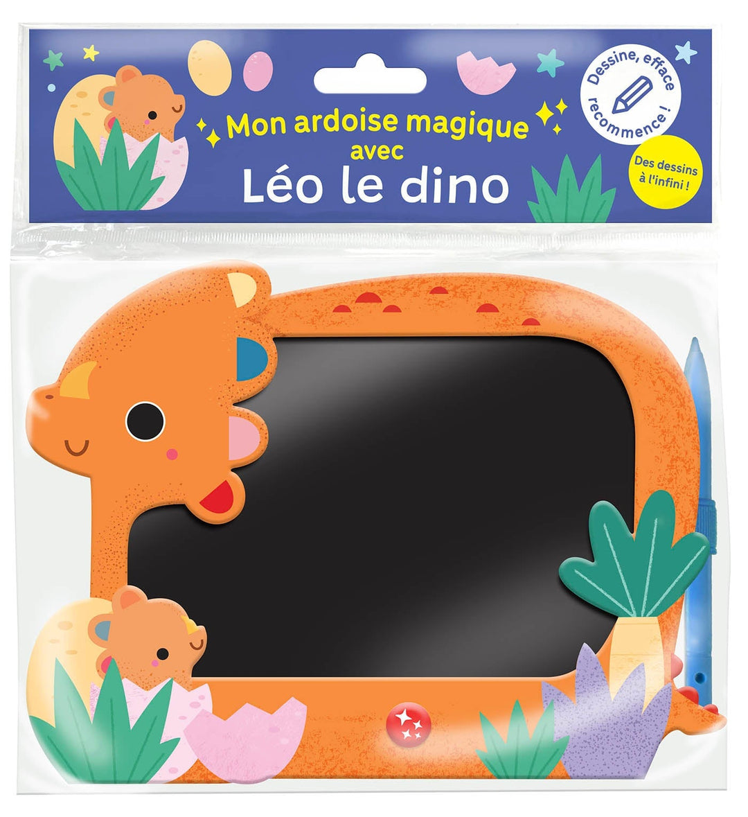 Mon ardoise magique Léo le dino Auzou Éditions Mlle et Coco