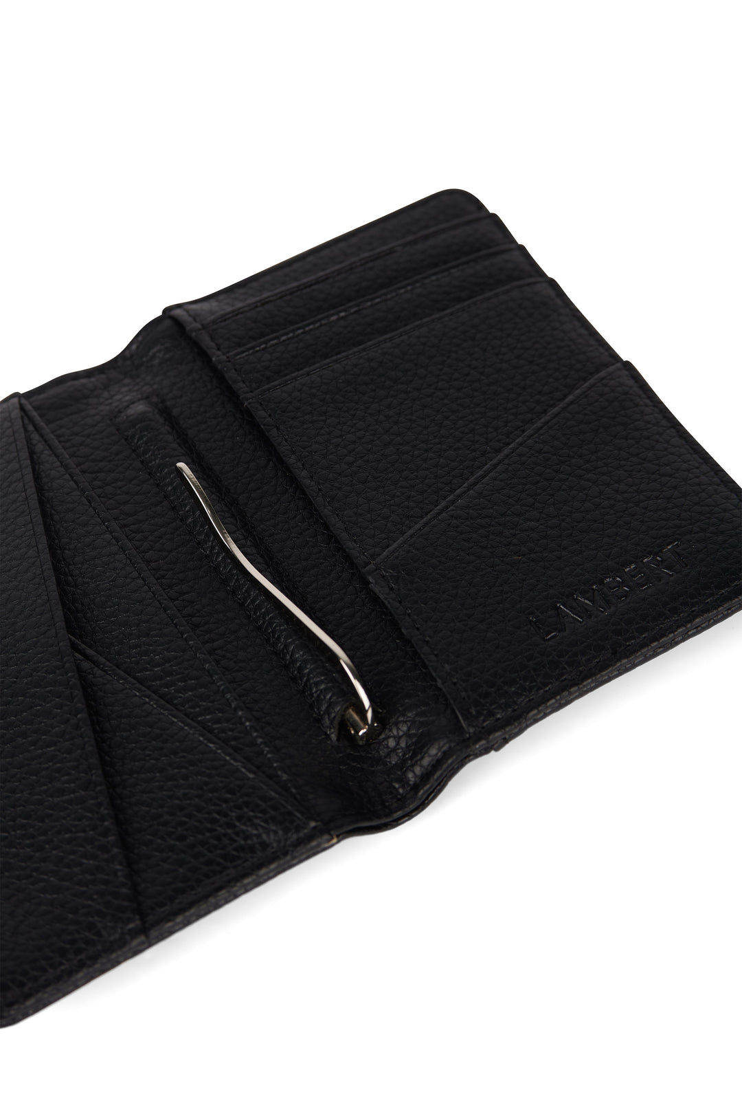 Arlo portefeuille en cuir vegan noir Lambert Mlle et Coco