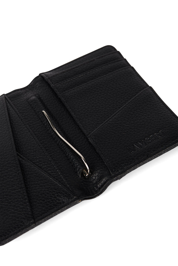 Arlo portefeuille en cuir vegan noir Lambert Mlle et Coco