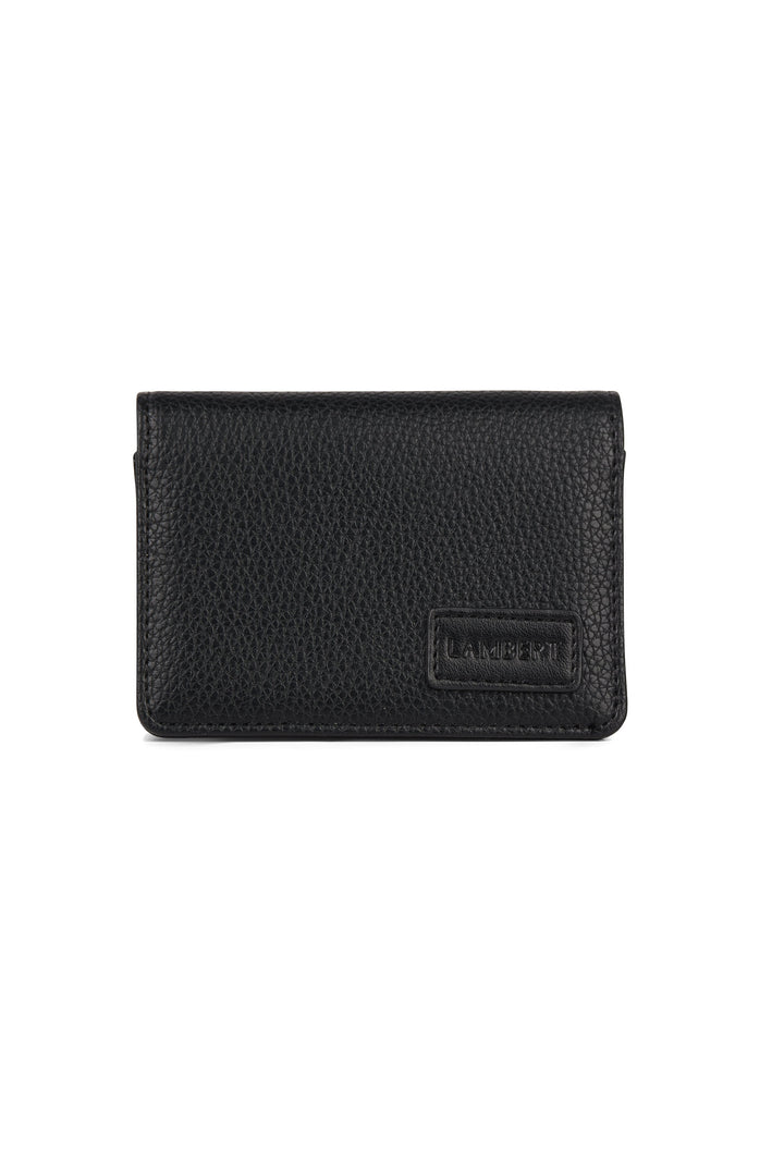 Arlo portefeuille en cuir vegan noir Lambert Mlle et Coco