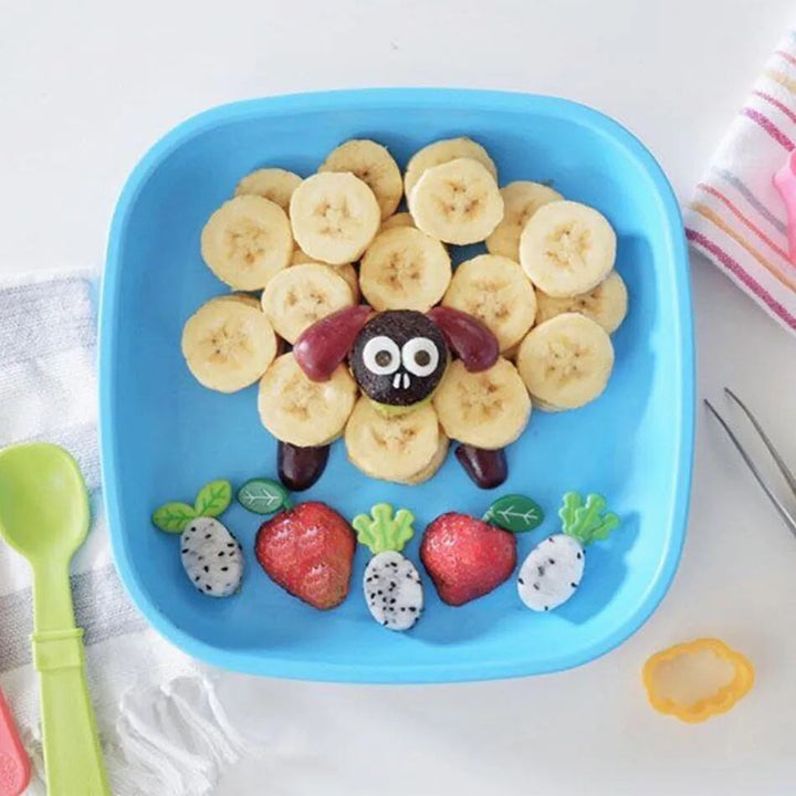 assiette plastique recyclé sauge Replay vaisselle enfant cuisine