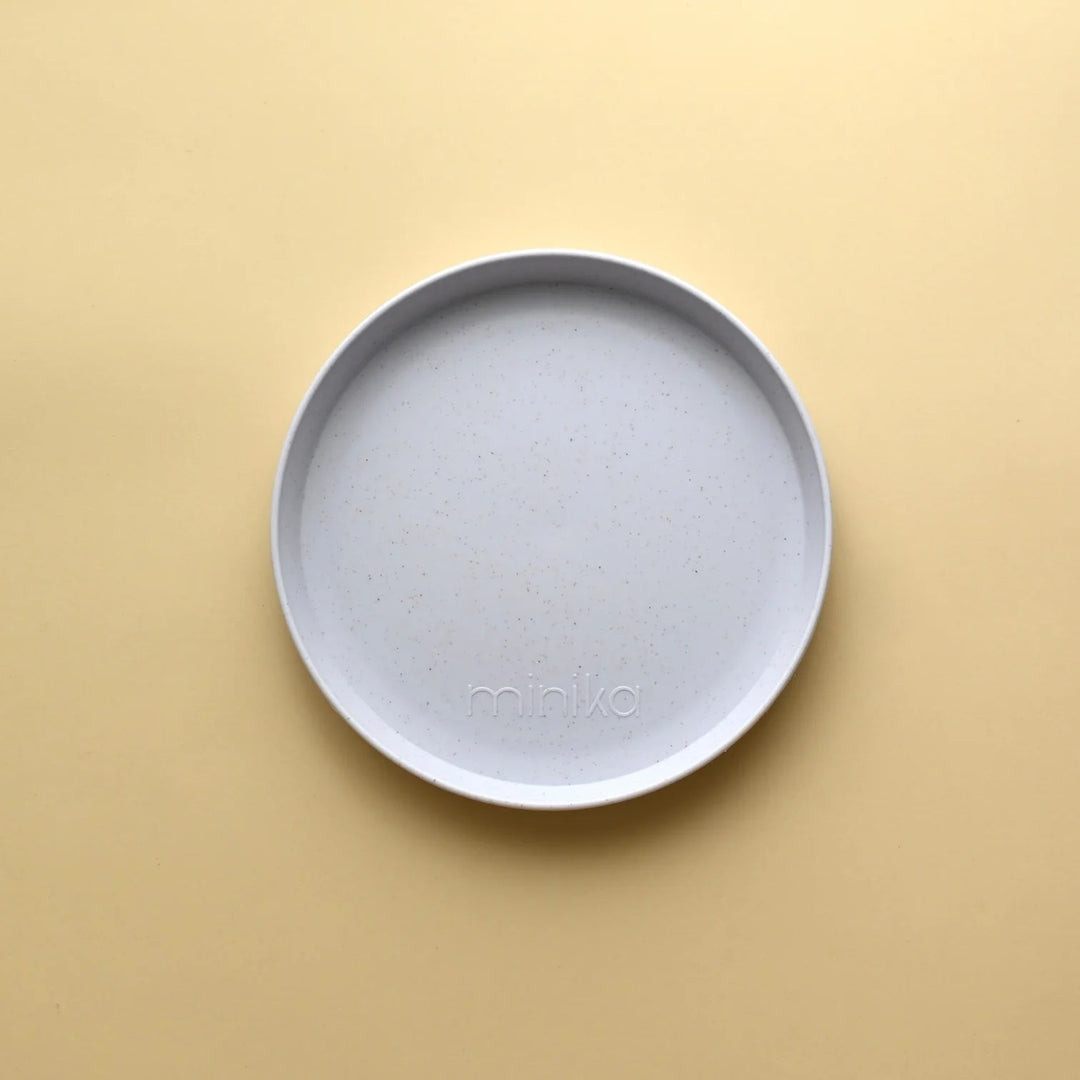 Assiette en paille de blé biodégradable et écologique Minika Mlle et Coco