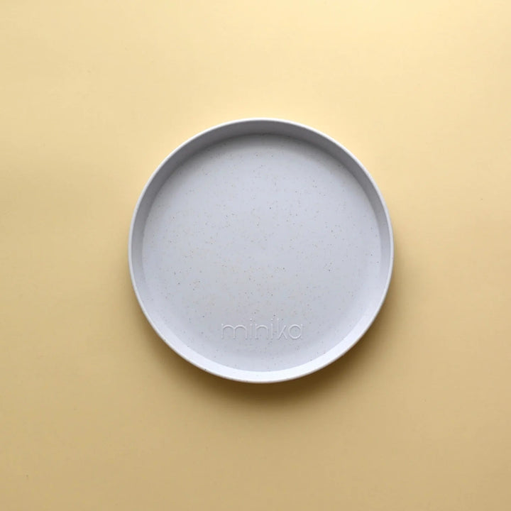 Assiette en paille de blé biodégradable et écologique Minika Mlle et Coco