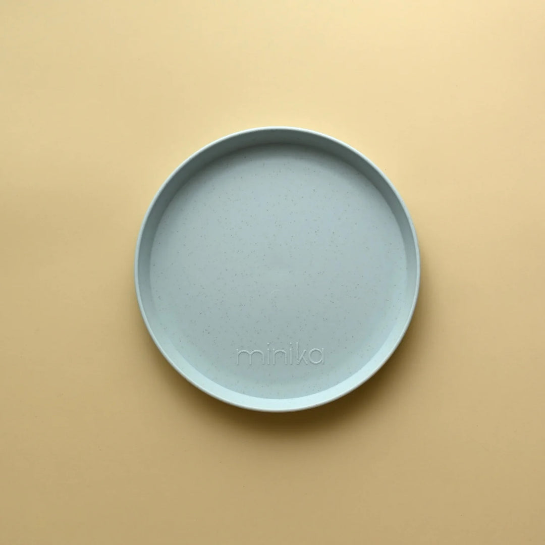 Assiette en paille de blé biodégradable et écologique Minika Mlle et Coco