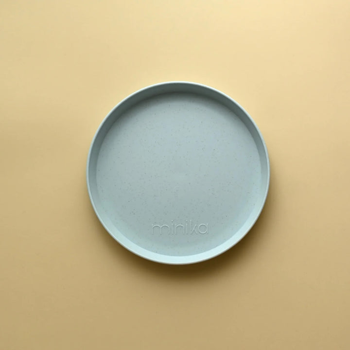 Assiette en paille de blé biodégradable et écologique Minika Mlle et Coco