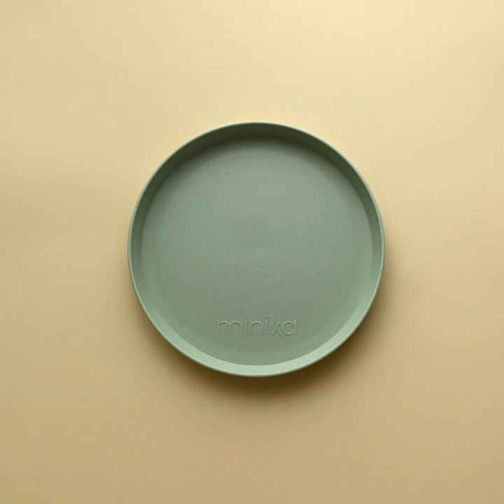 Assiette en paille de blé biodégradable et écologique Minika Mlle et Coco